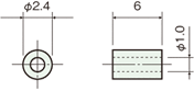 Ceramic spacerDrawing