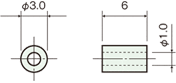 Ceramic spacerDrawing