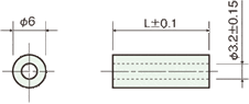 Titanium spacerDrawing