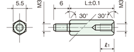 Titanium spacerDrawing