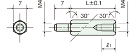 Titanium spacerDrawing